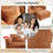 Eugenijus 76.77"W Modular Chenille RAF LAF Sectional-2085056992