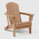 Shawnna Weather-Resistant Foldable Outdoor Adirondack Chair