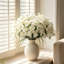 15 faisceaux de fleurs artificielles de fausses fleurs de magnolia résistantes aux rayons UV et à la décoloration-466689478