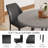 Siefert 35.4'' Round Dining Table Set, Kitchen Dining Table and 4 Dining Chairs-88629379-89176612