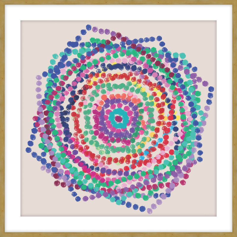 Multicolor Dot 2 Print, 20.48" H x 20.48" W