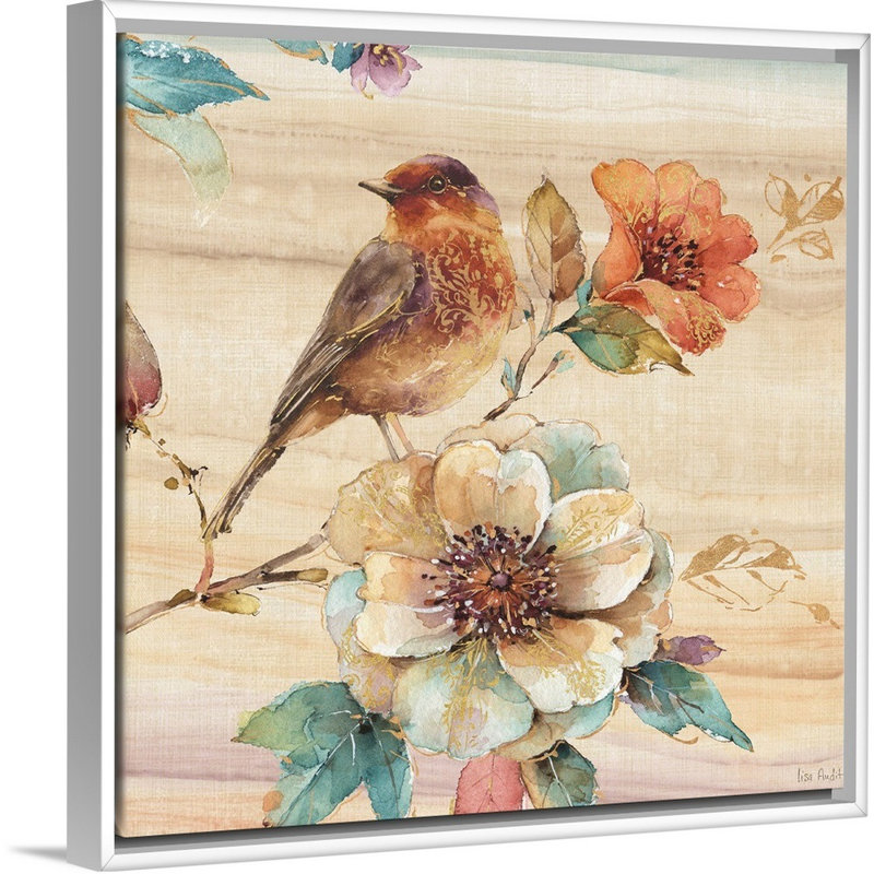 «Spice Nature II» par Lisa Audit - reproduction d'art sur toile, Cadre flottant blanc, H 22 po x l 22 po x P 1,75 po
