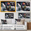 «A Blooming Multicolor Tulip Flower in Winter I», impression sur toile-309962920-309962926