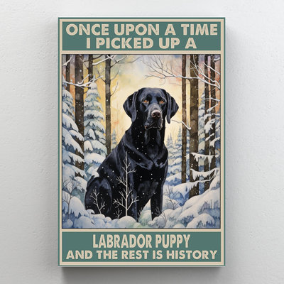 I Picked Up A Labrador - 1 Piece Rectangle Graphic " I Picked Up A Labrador "