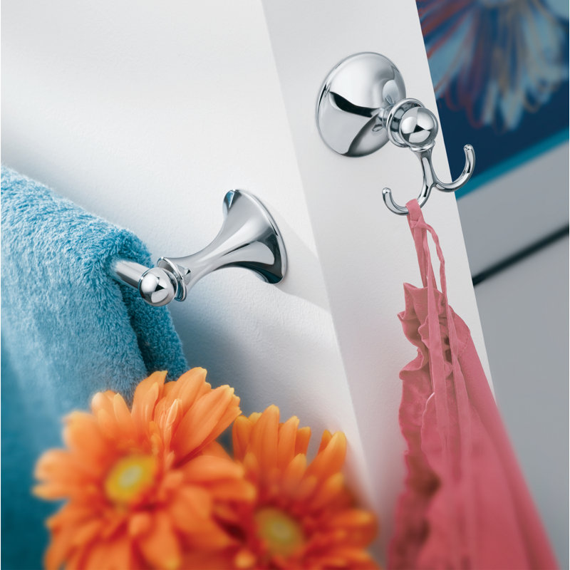 Lounge 24" Wall Mounted Towel Bar, Chrome