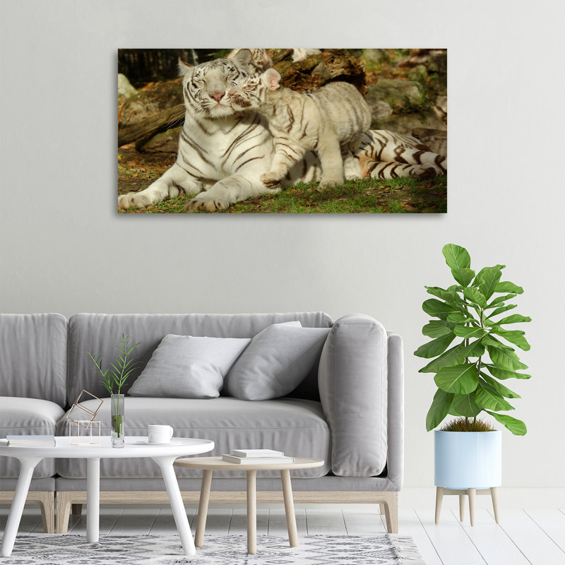 Tigers - No Frame Print on Canvas