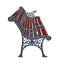 Danby Solid Wood Eucalyptus Outdoor Bench