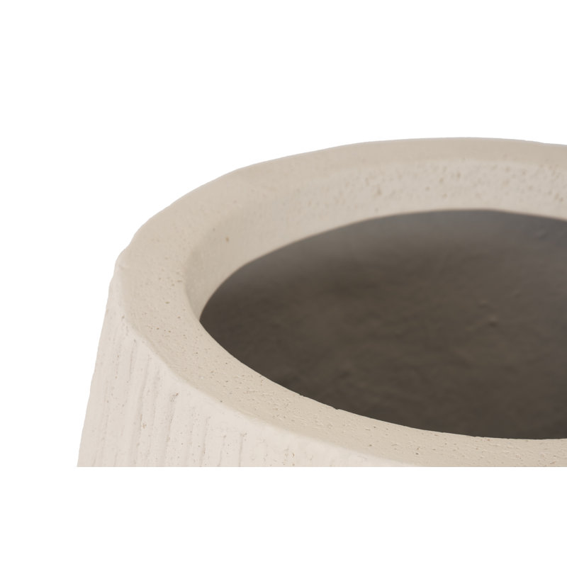 Rucco Pot Planter, Off White , 39" H x 18" W x 18" D