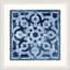 Indigo Stained Glass 1 Painting