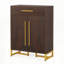 Wooden Shoe Cabinet with Doors 6-Tier Entryway Storage Organizer