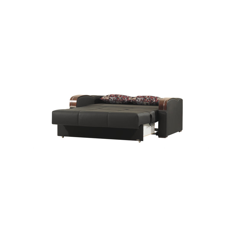 Causeuse convertible avec rangement Collection, Noir, noir, noir, noir