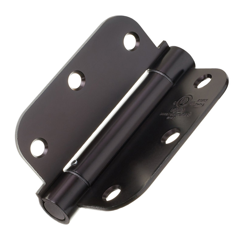 3.5" H x 3.5" W Spring Door Hinges, Oil Rubbed Bronze
