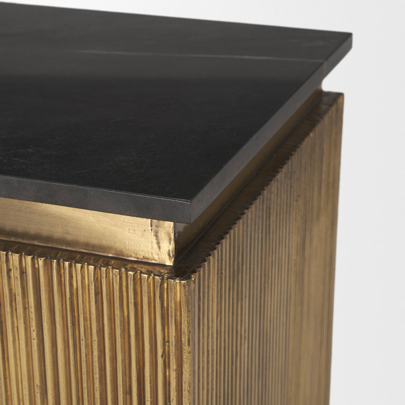 Bouznika Marble Top End Table