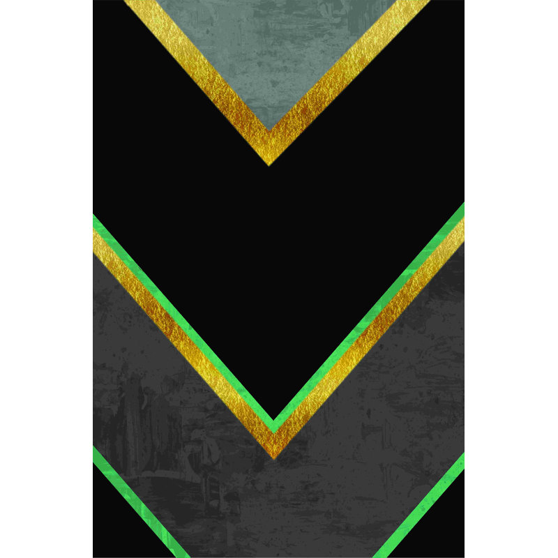 Gros plan, chevron, peinture, impression sur toile tendue, H 18 po x l 12 po