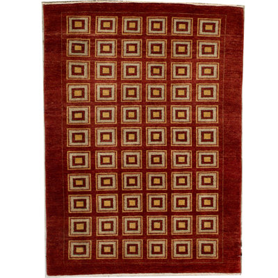 Wool Geometric Area Rug