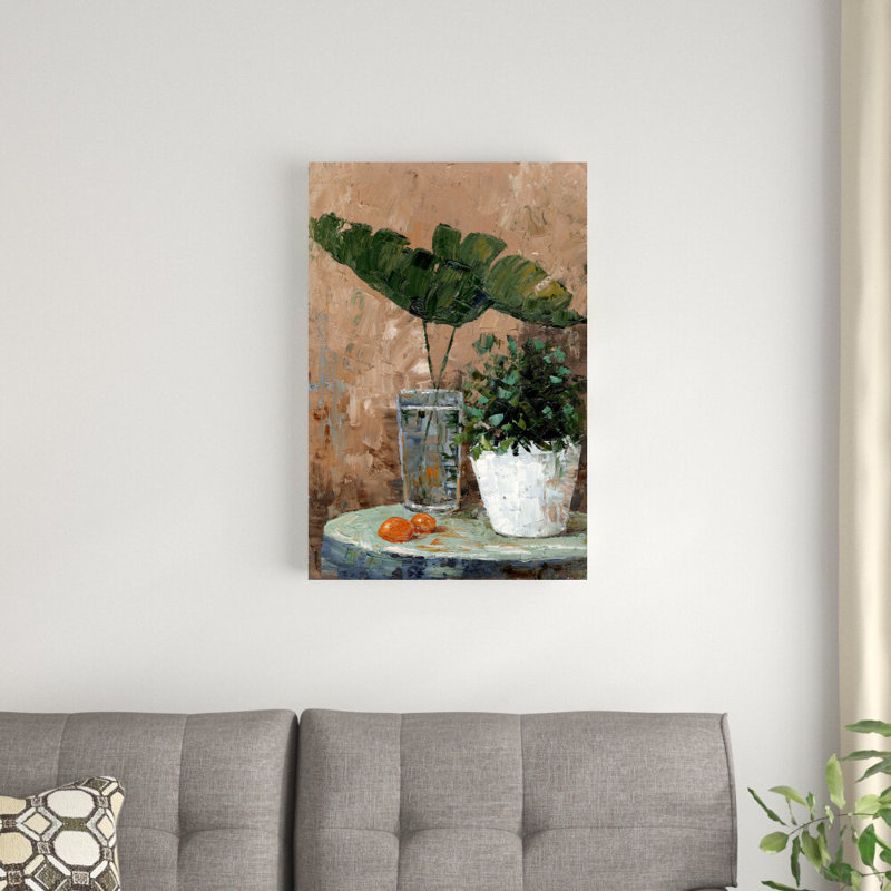 Nature morte, peinture, H 30 po x l 20 po