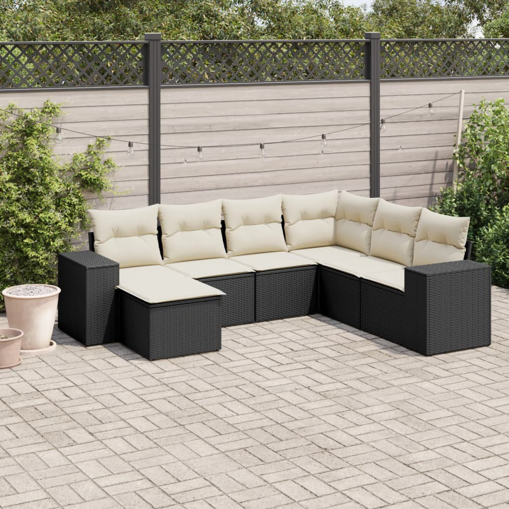 Gartensofa mit Kissen