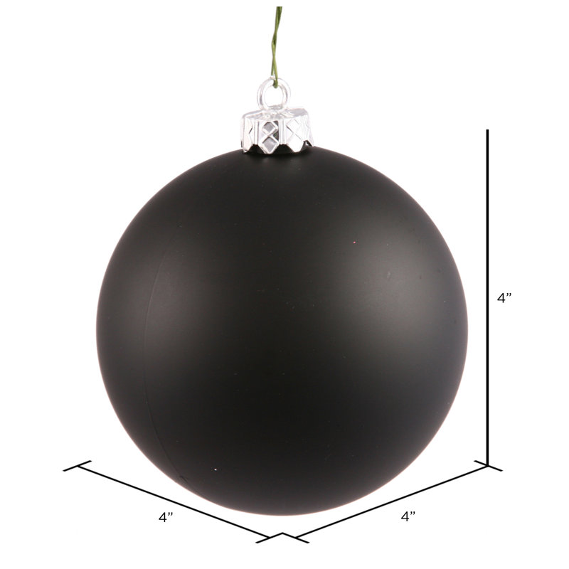 Boule incassable 4 po, Noir