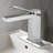 6"H Solid Brass Single Hole Single Handle Bathroom Sink Faucet With Drain Assembly with Deck Plate-113607980-123430014