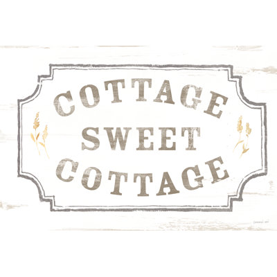 Cottage Garden I on Wood 1 Piece Wrapped Canvas Wall Art