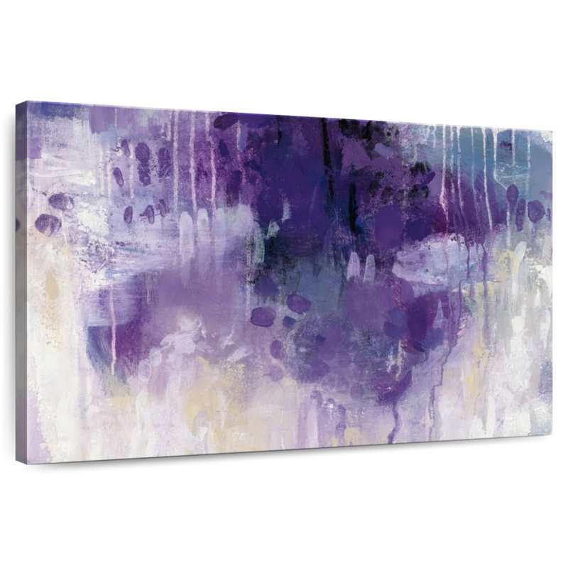 Pluie violette Avery, H 32 po x l 48 po