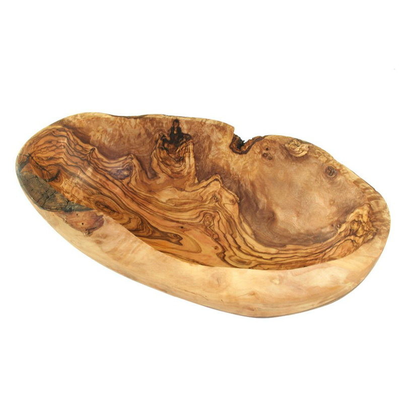 Union Rustic Cobie Wood Fruit Bowl, 18" H x 32" W x 15" D