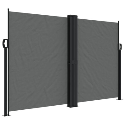 Auvent latéral rétractable Vidaxl anthracite