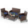 Carlina 4 - Person Outdoor Seating Group with Cushions