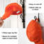 Over-The-Door Hat Rack And Organizer, Baseball Cap Rack, Hat Rack For Door, 2 Straps, Black