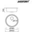 Belfry Kitchen Amesbury 450mm W Single Bowl Stainless Steel Kitchen Sink 0