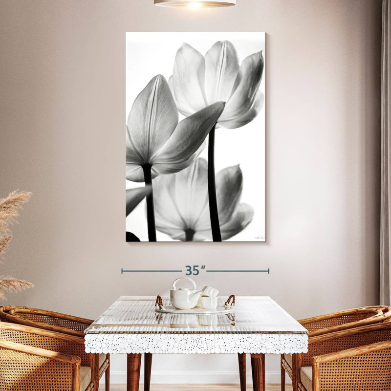 Harnek Translucent Tulips I, 51" H x 34" W