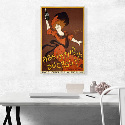 «Absinthe ducros fils» par Leonetto Cappiello - reproduction d'art sur toile tendue