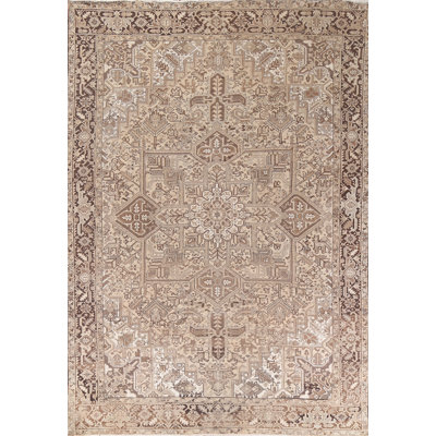Tapis géométrique rétro 10 x 13