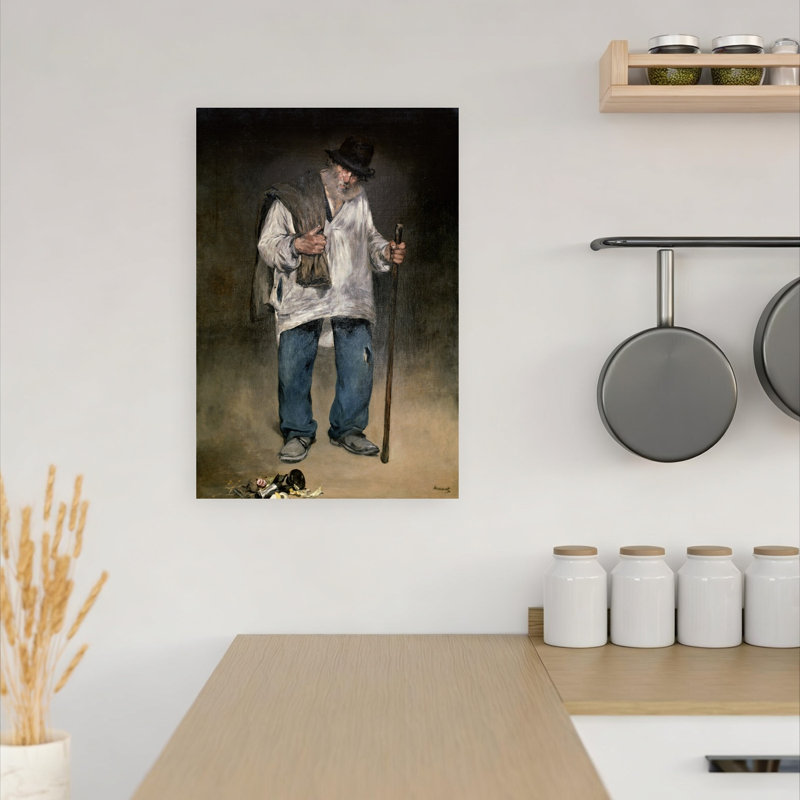 The Ragman, 1869 Abstract Contemporary Portrait Wall Art Print by Edouard Manet - Wrapped Canvas Print, 45.72cm H x 30.48cm W