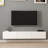 Wesa Modern White TV Unit, 70.9 x 11.8 x 11.8 Inches | 100% Melamine Coated Particle Board, Thickness: 0.7 Inches | Elegant Design for Living Room, Durable & Stylish Storage Solution, Perfect for Entertainment Spaces