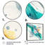 «Celebrations in Turquoise Shades of Blue VI», reproduction sur toile-493981280-493981281