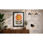 Golden Bloom Mid-Century - Framed Print-1030620079-1030620068