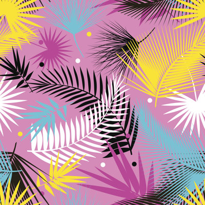 Seamless Pattern With Watermelon Slices - Wrapped Canvas Print