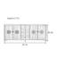Buffet en bois massif de style chinois