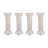 4PCS 11.81“ Plastic Roman Pillar
