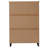 Baxton Studio Glidden Dark Brown Shoe Cabinet With Drawer And Five Shelves 45.1" H