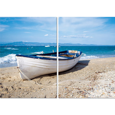 Baxton Studio Leisurely Afternoon Mounted 2 Piece Framed Photographic Print on Canvas Set