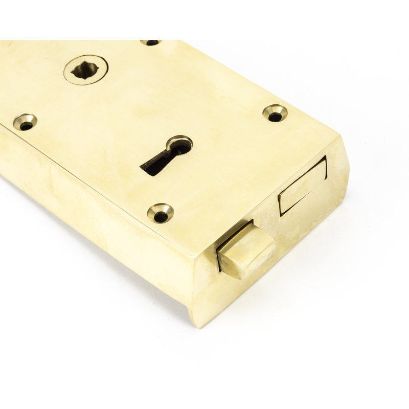 Rim Lock, 11.2cm H x 18cm W x 3.7cm D