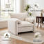 Fauteuil d'appoint en chenille de style moderne de 38,6 po de largeur, canapé simple et méridienne-1422725518