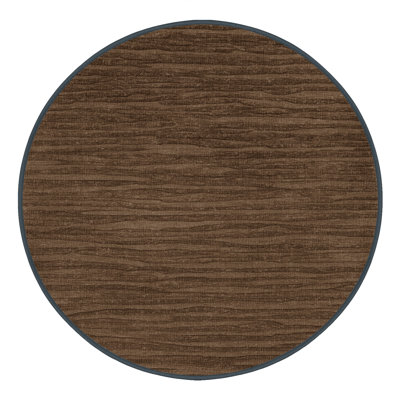 Tapis brun uni lavable à la machine