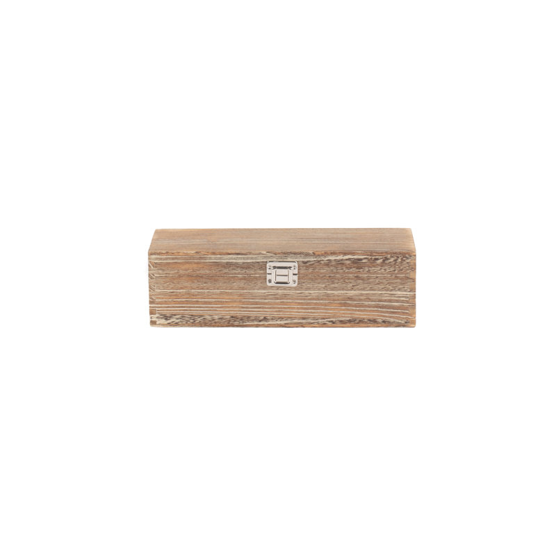 Single Bottle Wooden Box Carrier