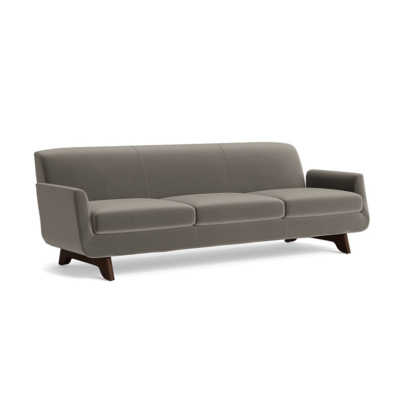 Canapé Supernova 95, 31" H x 95" W x 36" D, Performance Velvet - Graphite, Sienna