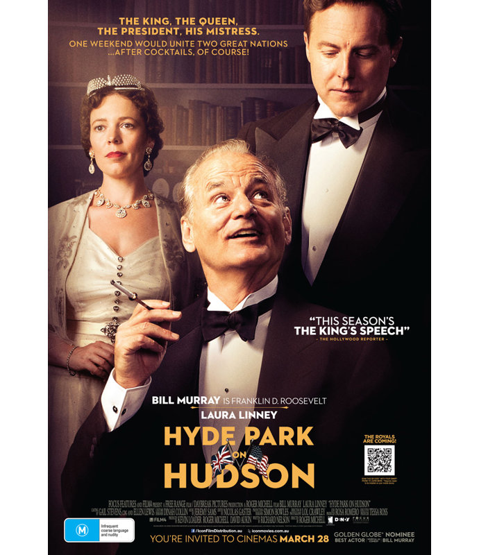 Hyde Park on Hudson, H 40 po x l 28 po
