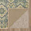Tapis damassé bleu Montville Santa Ana-19245865