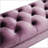 Luxurious Velvet Upholstered Bench With Two Pillows, Button Tufted Ottoman For Comfort And Style In Any Room-477027756